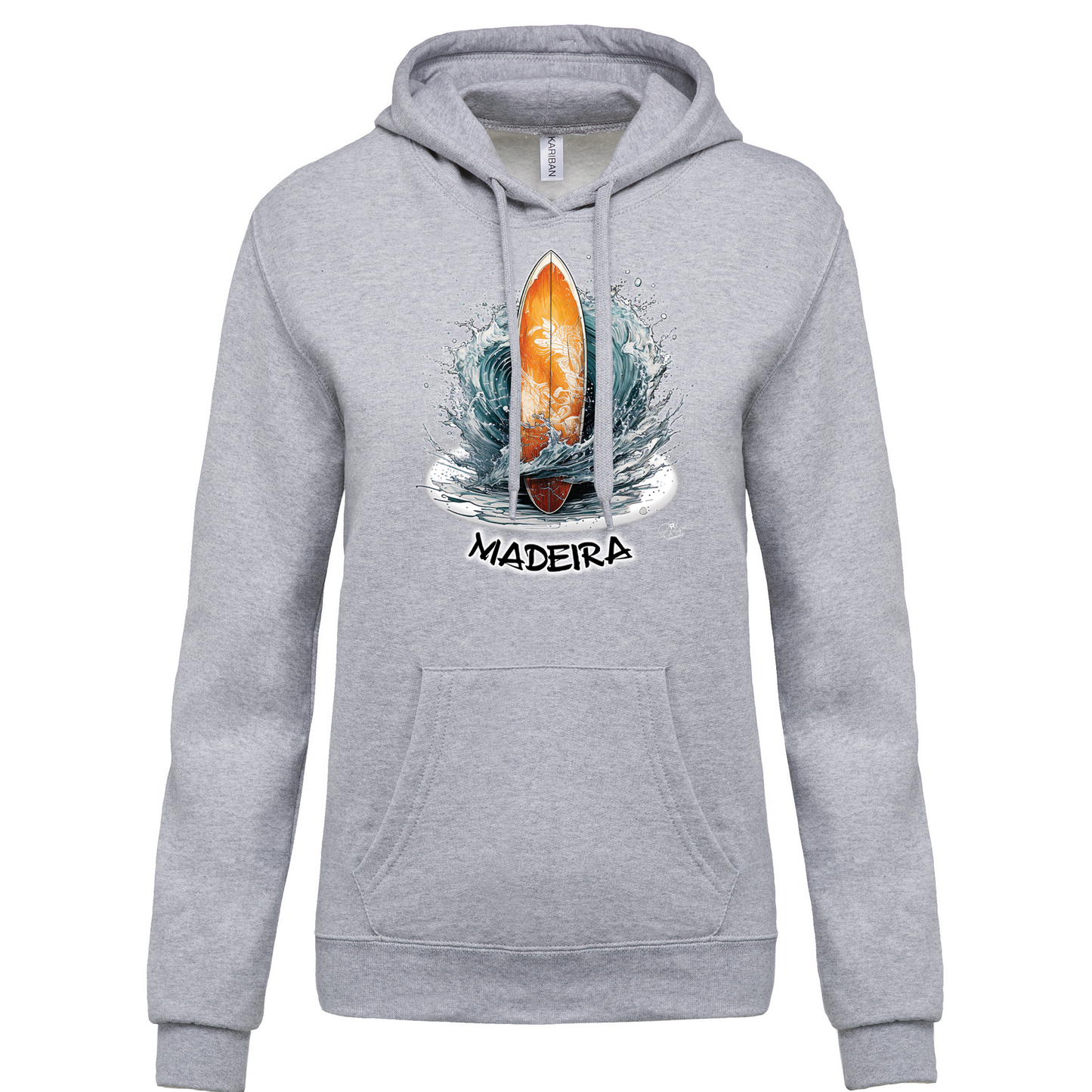 Sweatshirt Kariban com Capuz Prancha Madeira