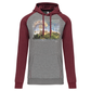 Sweatshirt Bicolor com capuz Vila Medieval