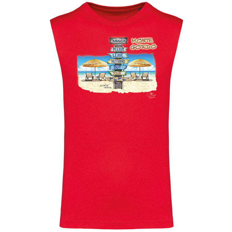 T-shirt Alças Pegadas Monte Gordo