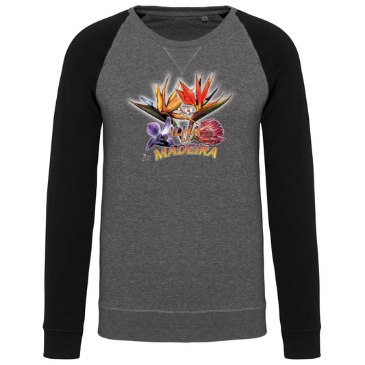 Sweatshirt Bicolor sem capuz Estrelícias