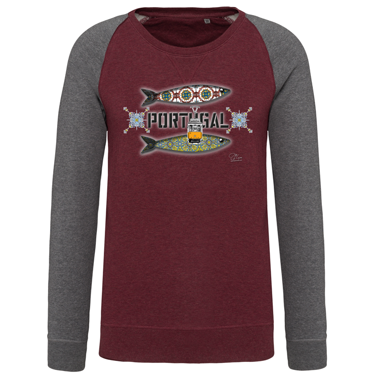 Sweatshirt Bicolor sem capuz Duas Sardinhas Coimbra