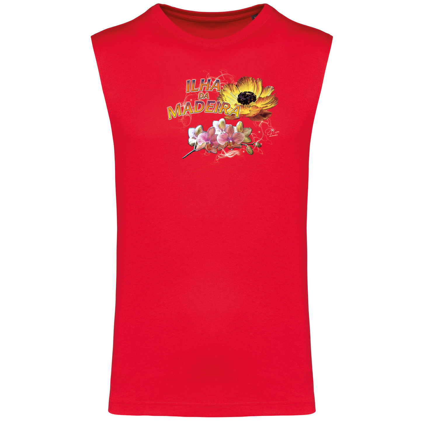 T-shirt Alças Madeira Flowers
