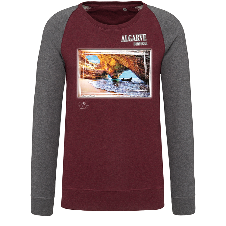 Sweatshirt Bicolor sem capuz Algar de Benagil