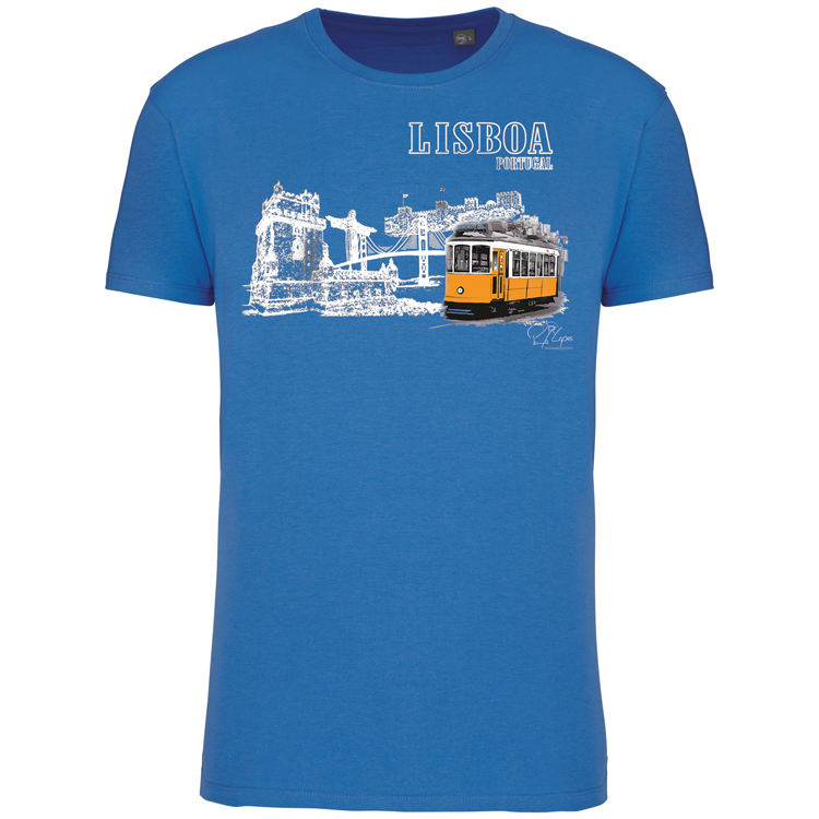 T-Shirt Algodão Biológico Monumentos Lisboa