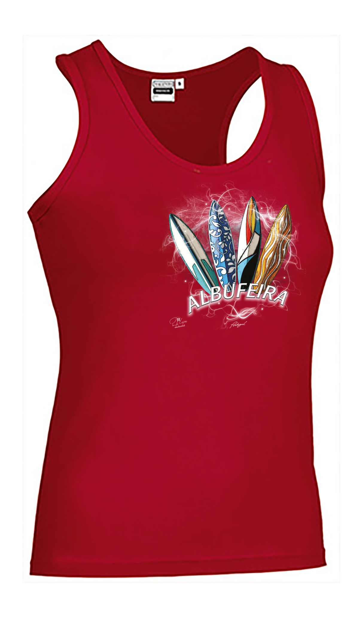 T-shirt Alças Senhora Surfboards Albufeira