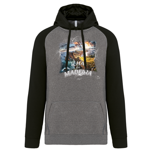 Sweatshirt Bicolor com capuz Ponta de São Lourenço