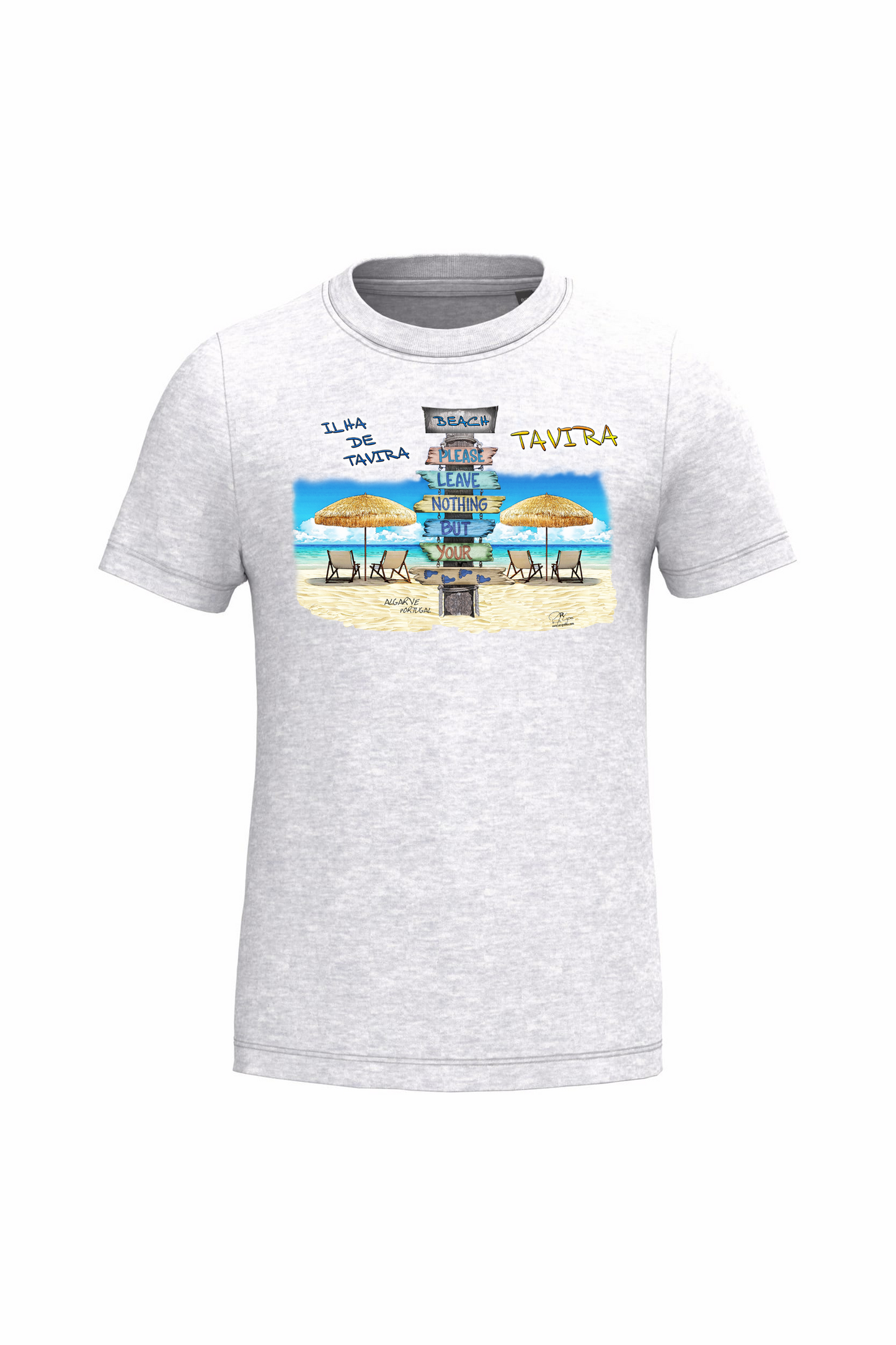 T-shirt de Criança Kariban Pégadas Tavira