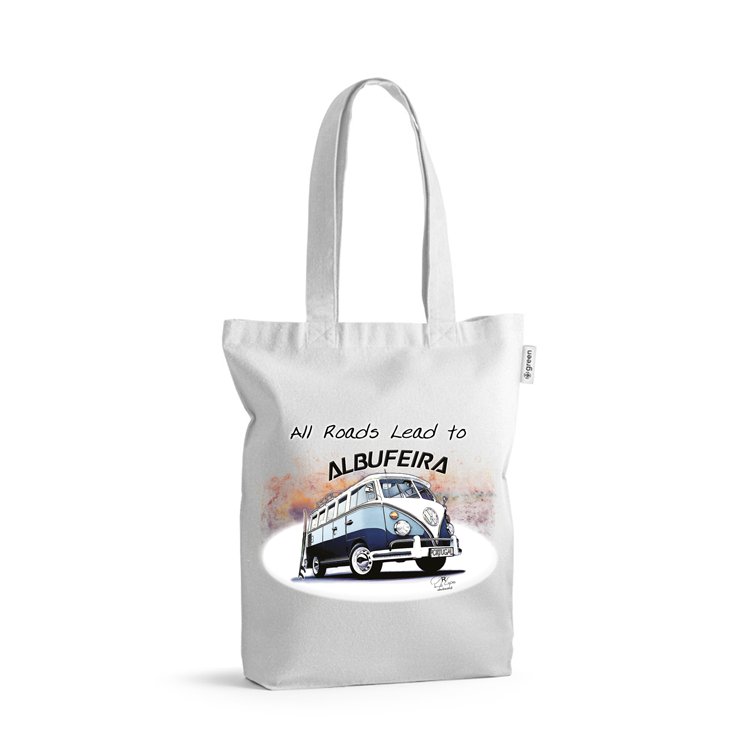 Sacos de Algodão Ecológico 220g All Roads Lead to Albufeira