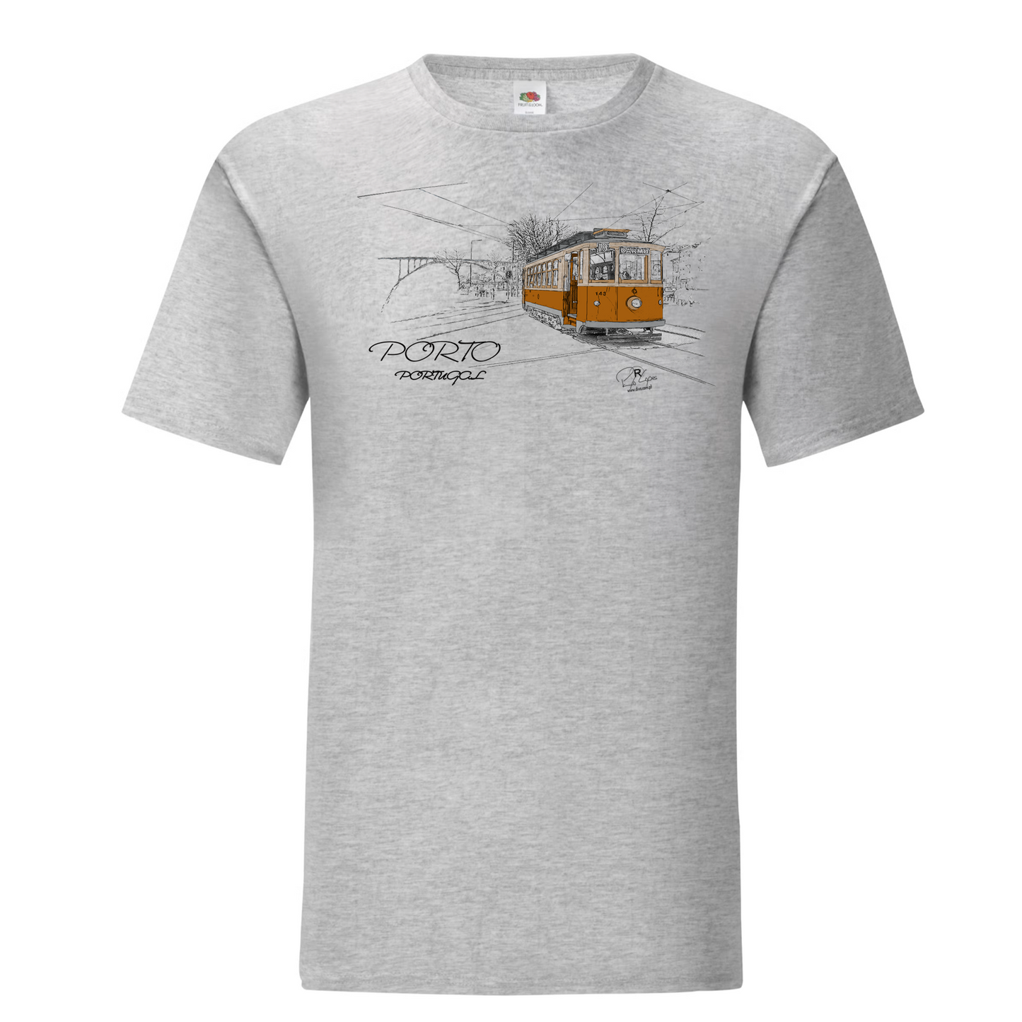 T-shirt Fruit of the Loom, Iconic, 150g, Carmo