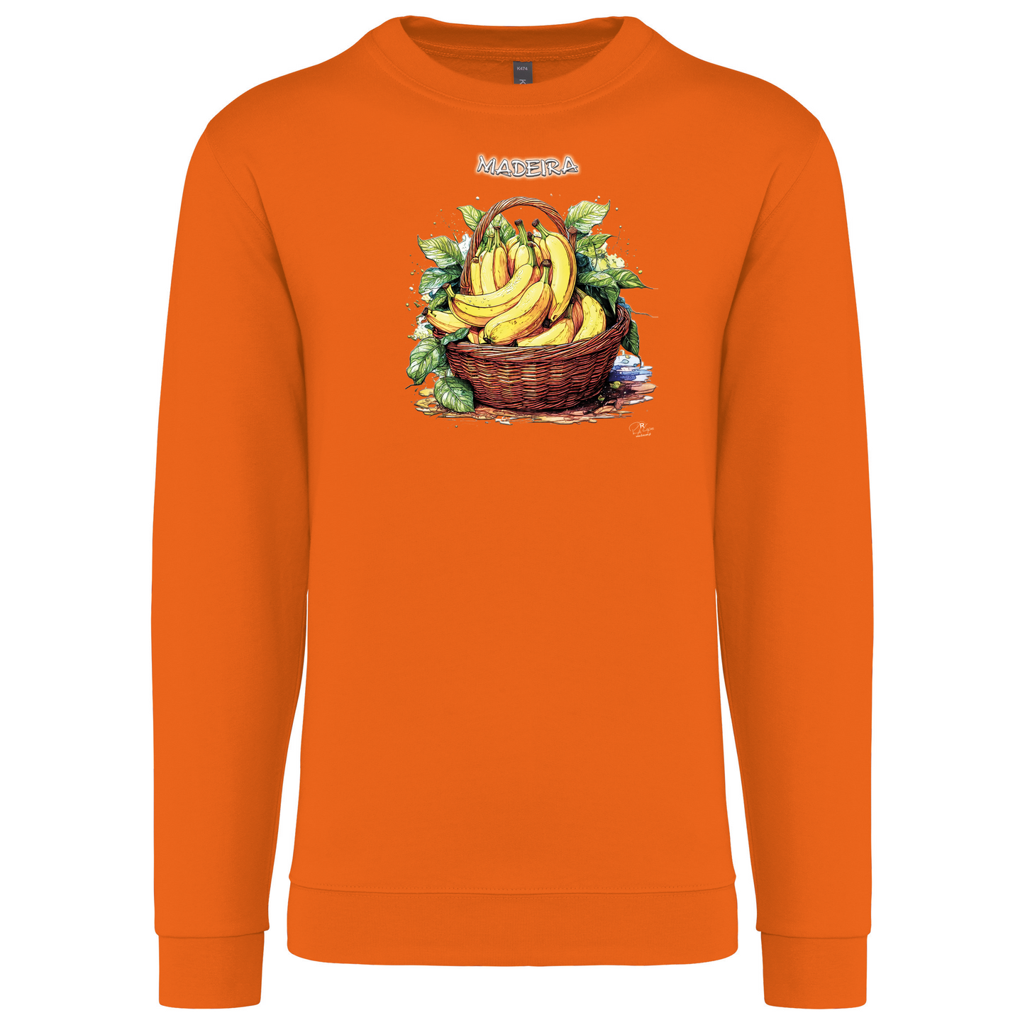 Sweatshirt Kariban sem Capuz Cesto Bananas