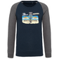 Sweatshirt Bicolor sem capuz Pegadas Albufeira