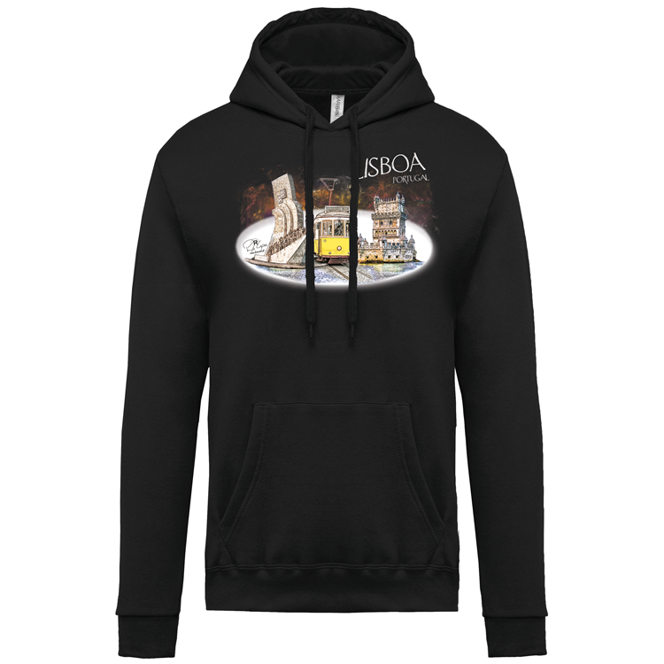 Sweatshirt Kariban com Capuz Monumentos Belém