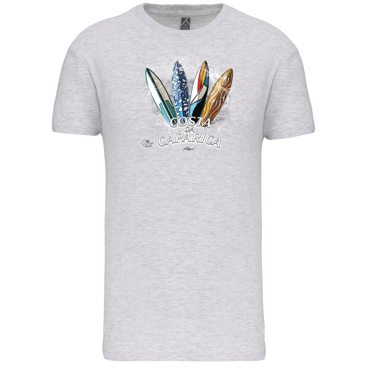 T-Shirt Algodão Biológico Surfboards Costa da Caparica