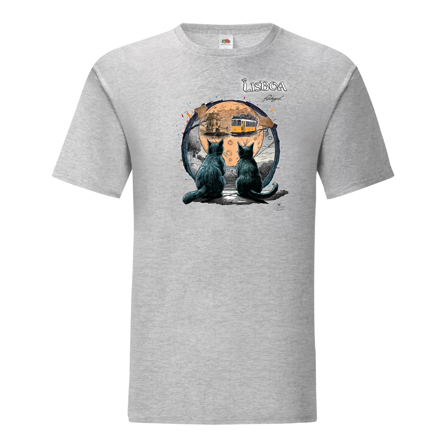 T-shirt Fruit of the Loom, Iconic, 150g, Luar Lisboa