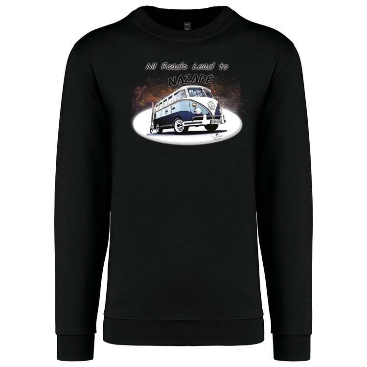 Sweatshirt Kariban sem Capuz All Roads Lead to Nazaré