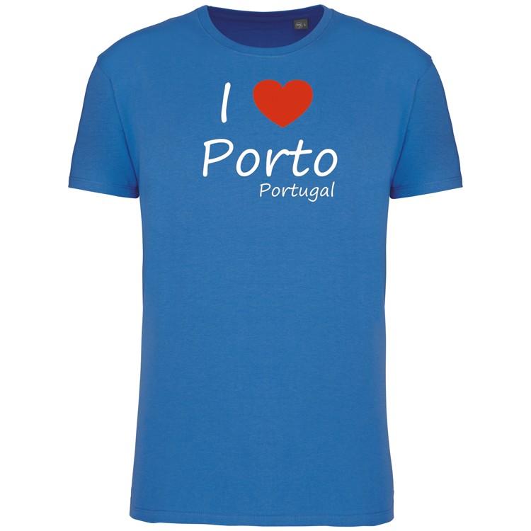 T-Shirt Algodão Biológico I Love Porto