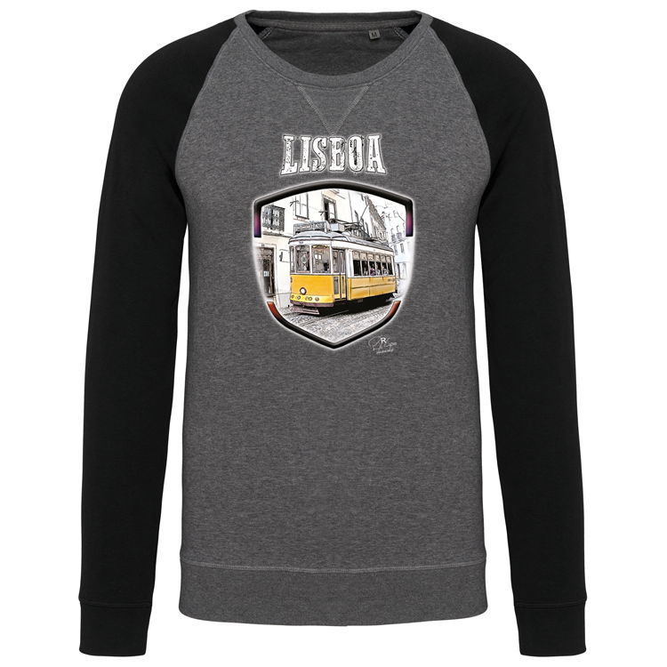 Sweatshirt Bicolor sem capuz Lisbon Shield