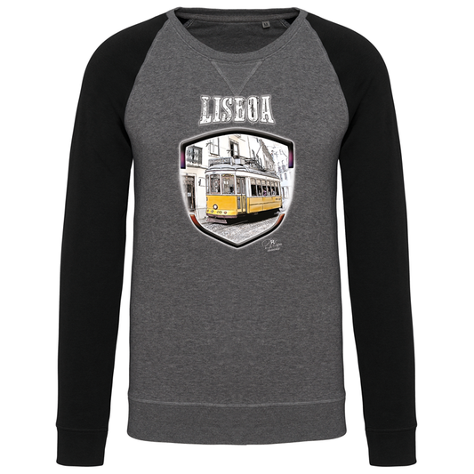 Sweatshirt Bicolor sem capuz Lisbon Shield