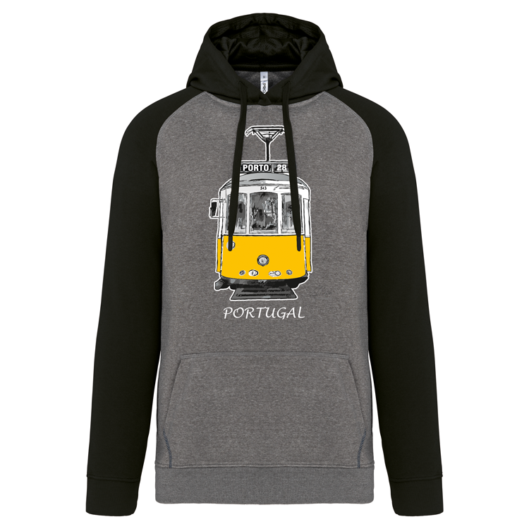 Sweatshirt Bicolor com capuz Grandalhão Porto