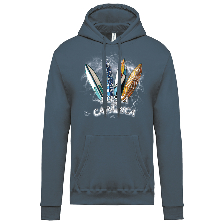 Sweatshirt Kariban com Capuz Surfboards Caparica