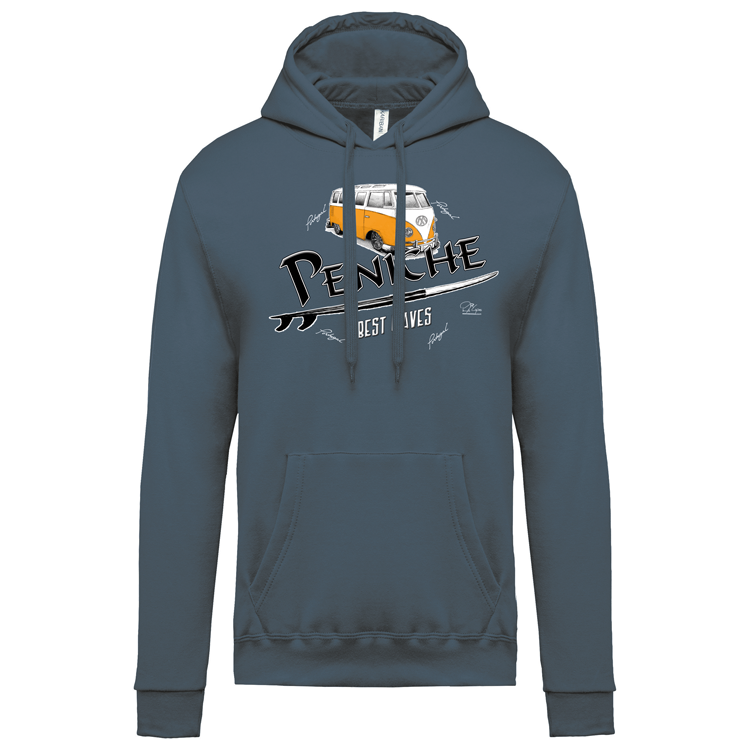 Sweatshirt Kariban com Capuz Pão de Forma Peniche