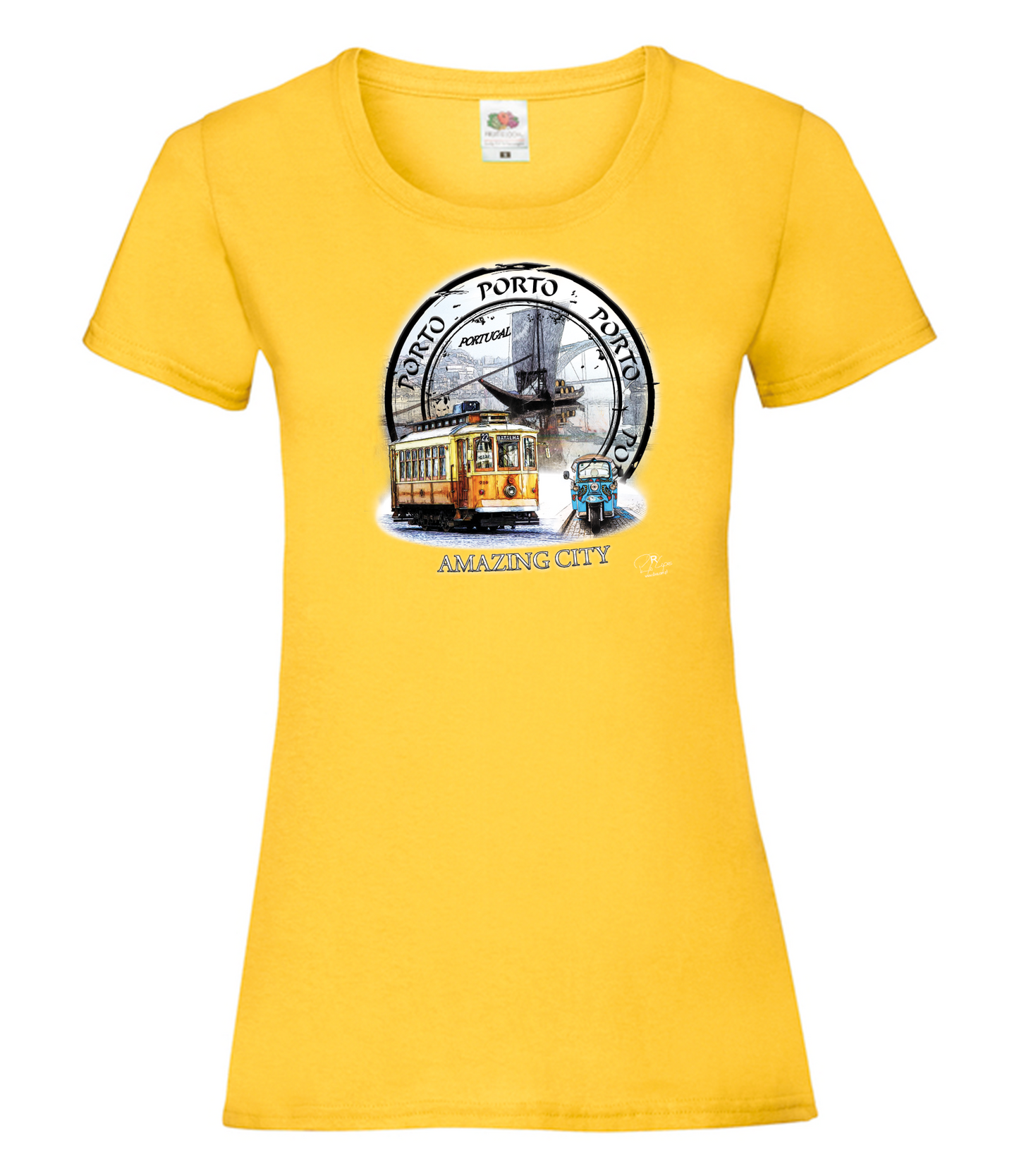 T-shirt Senhora Amazing City Porto