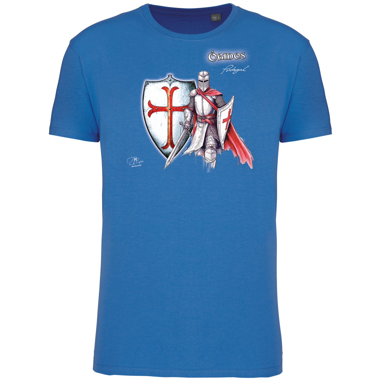 T-Shirt Algodão Biológico Templário Óbidos
