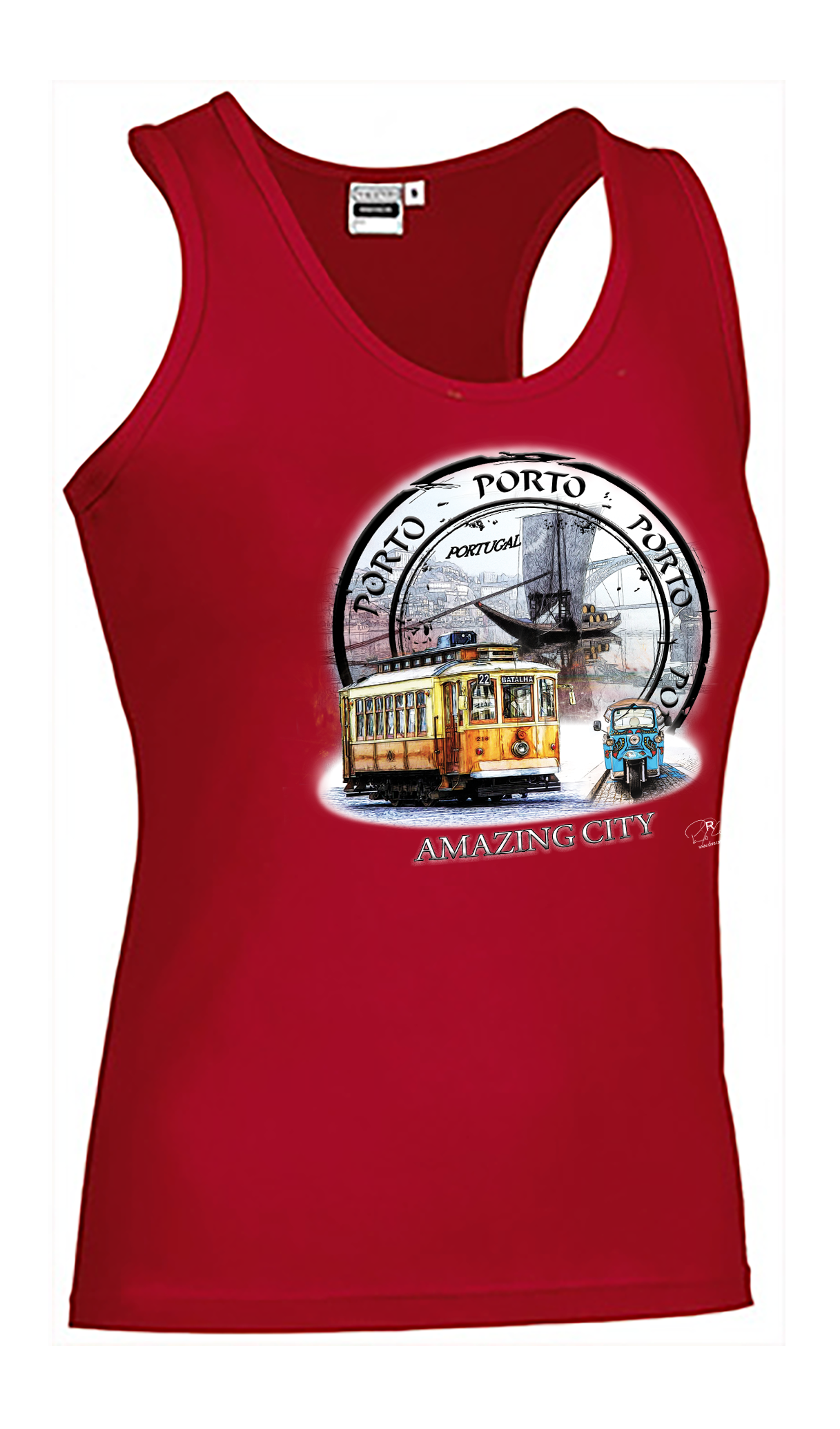 T-shirt Alças Senhora Amazing City Porto