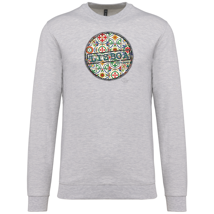 Sweatshirt Kariban sem Capuz Pin Lisboa