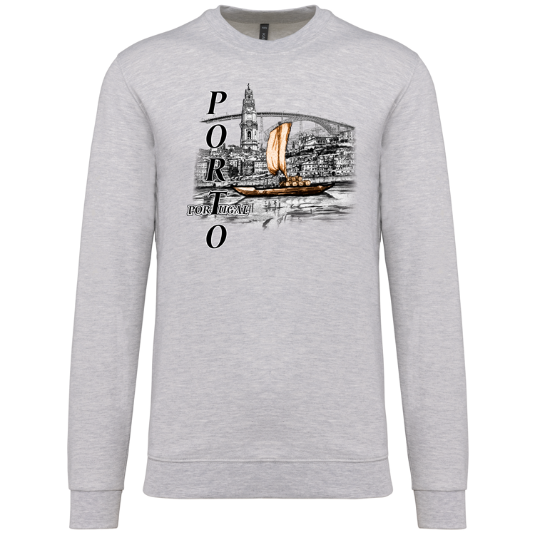 Sweatshirt Kariban sem Capuz Ribeira