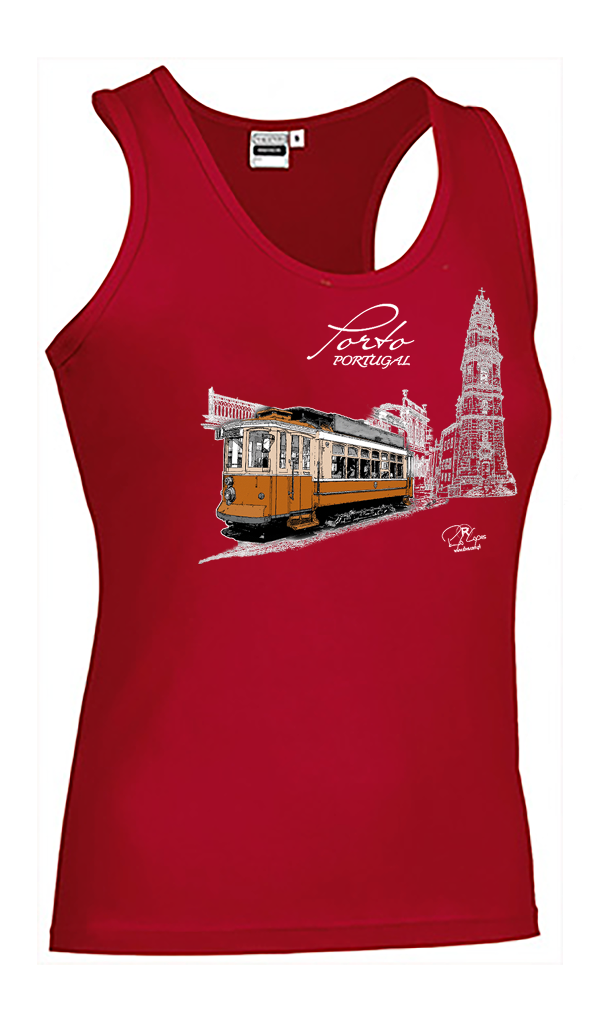 T-shirt Alças Senhora Carreira Clérigos
