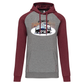 Sweatshirt Bicolor com capuz All Roads Lead to Peniche
