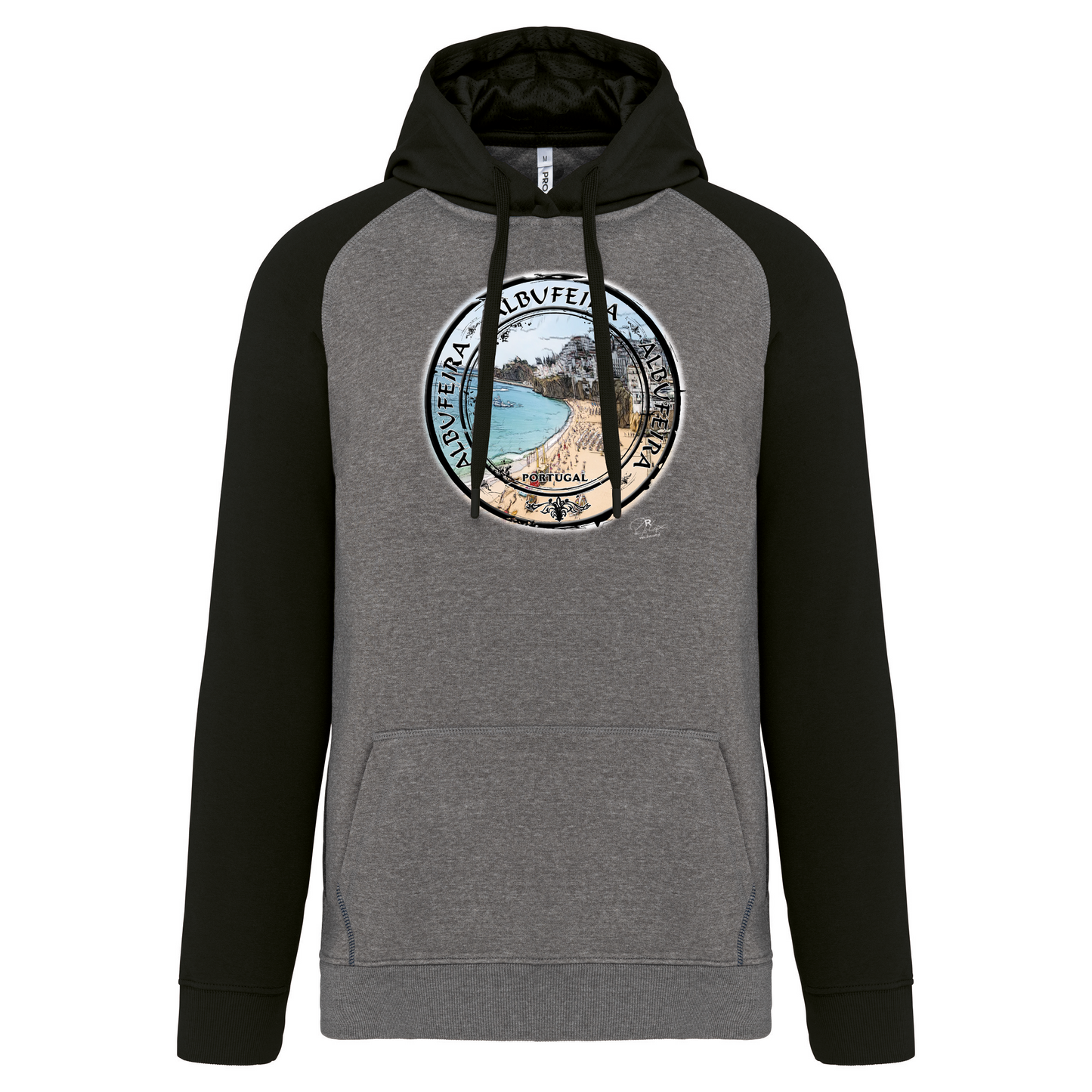 Sweatshirt Bicolor com capuz Selo Albufeira