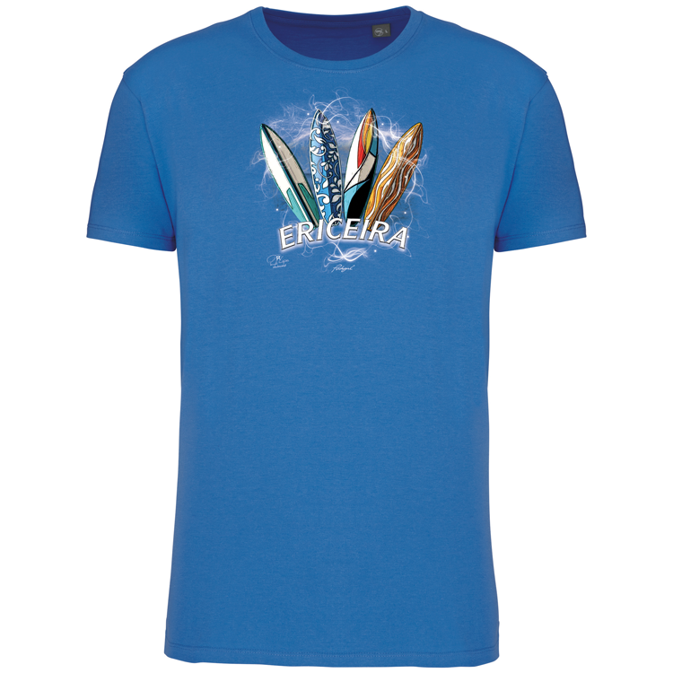 T-Shirt Algodão Biológico Surfboards Ericeira