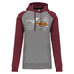 Sweatshirt Bicolor com capuz Carmo