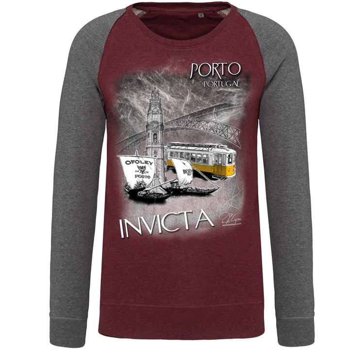 Sweatshirt Bicolor sem capuz Invicta