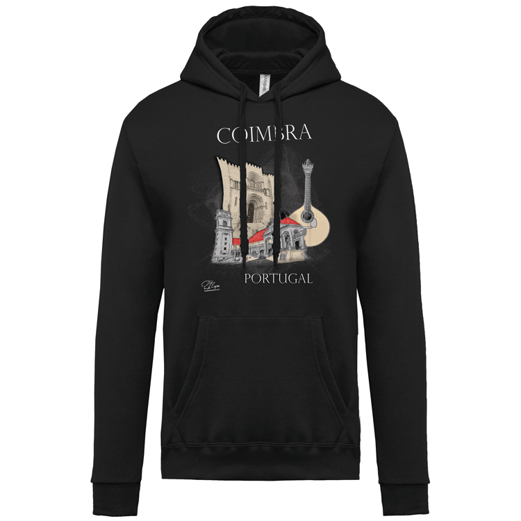 Sweatshirt Kariban com Capuz Sé de Coimbra