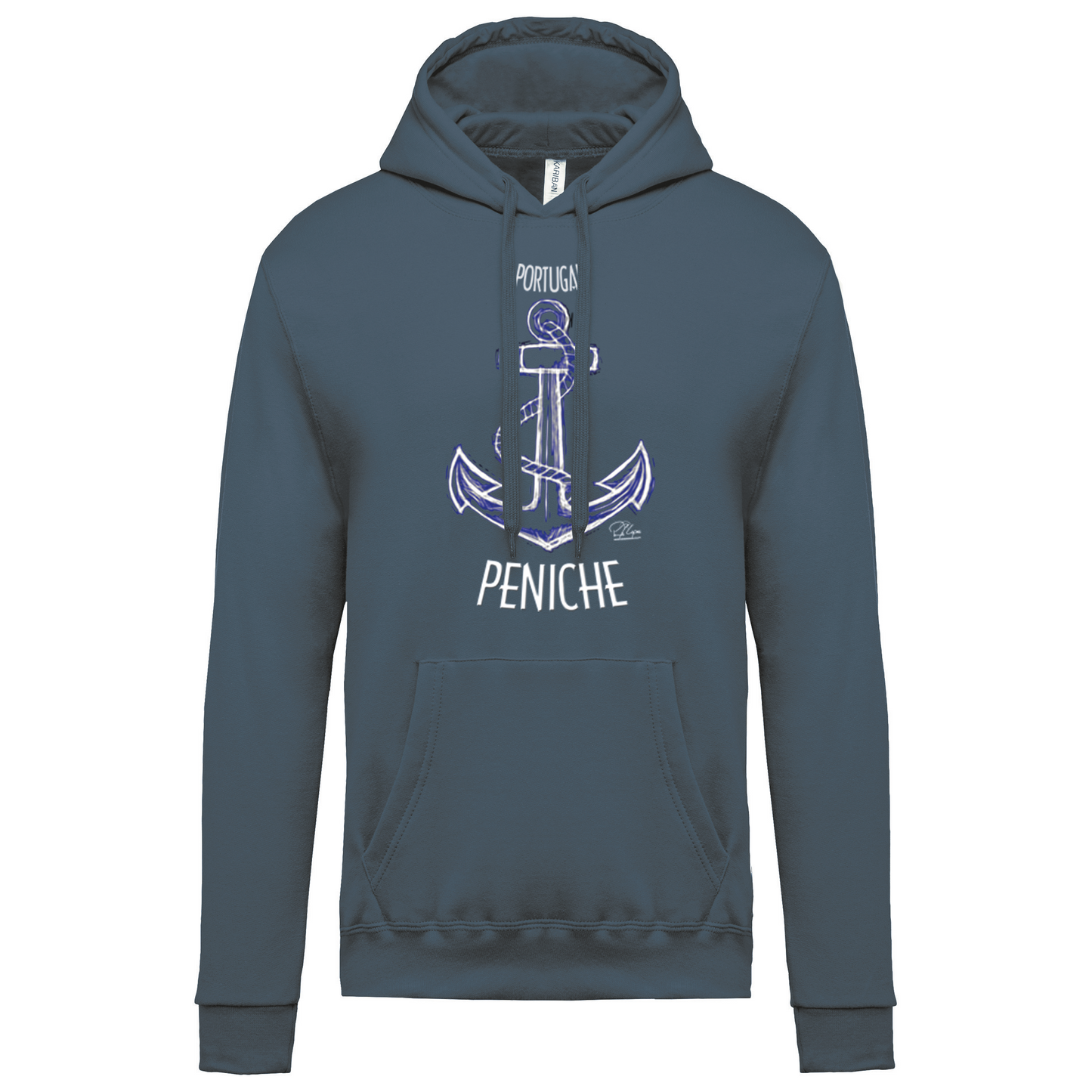 Sweatshirt Kariban com Capuz Âncora Peniche