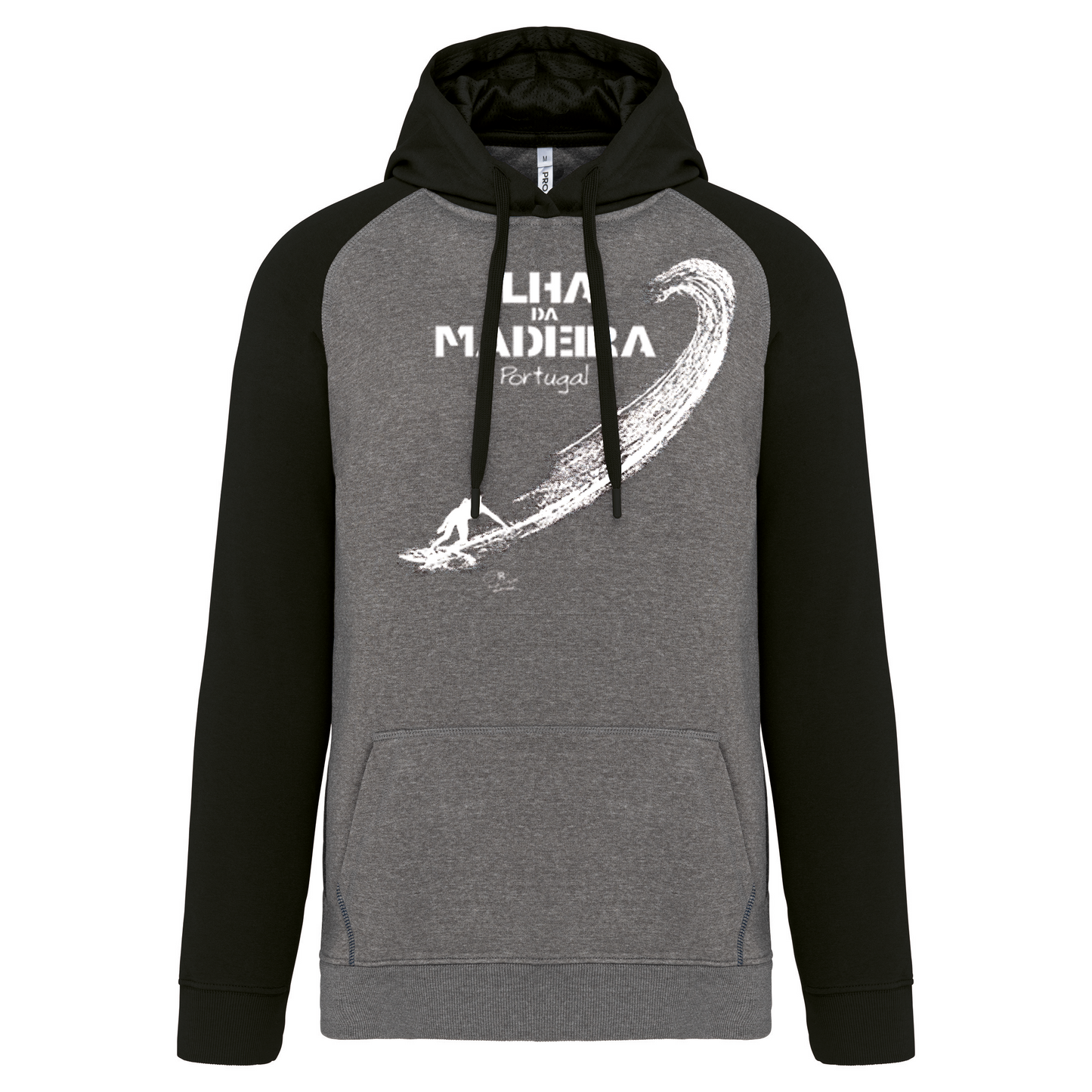 Sweatshirt Bicolor com capuz Ilha da Madeira
