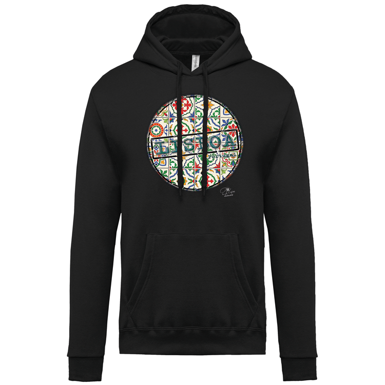 Sweatshirt Kariban com Capuz Pin Lisboa