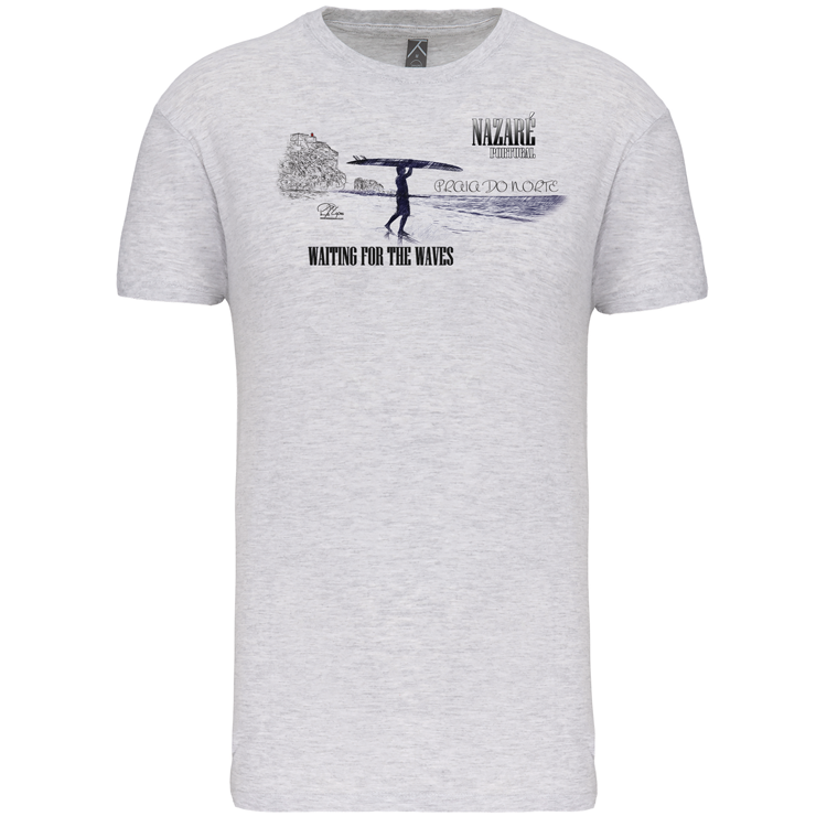 T-Shirt Algodão Biológico Praia do Norte