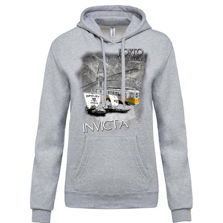 Sweatshirt Kariban com Capuz Invicta