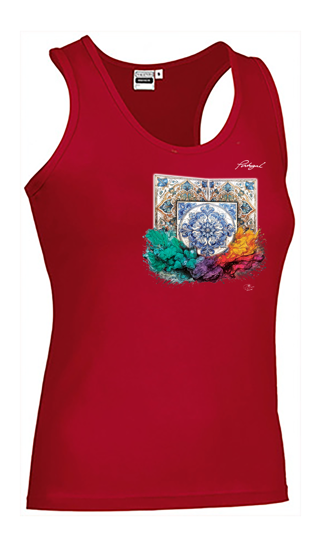 T-shirt Alças Senhora Azulejos