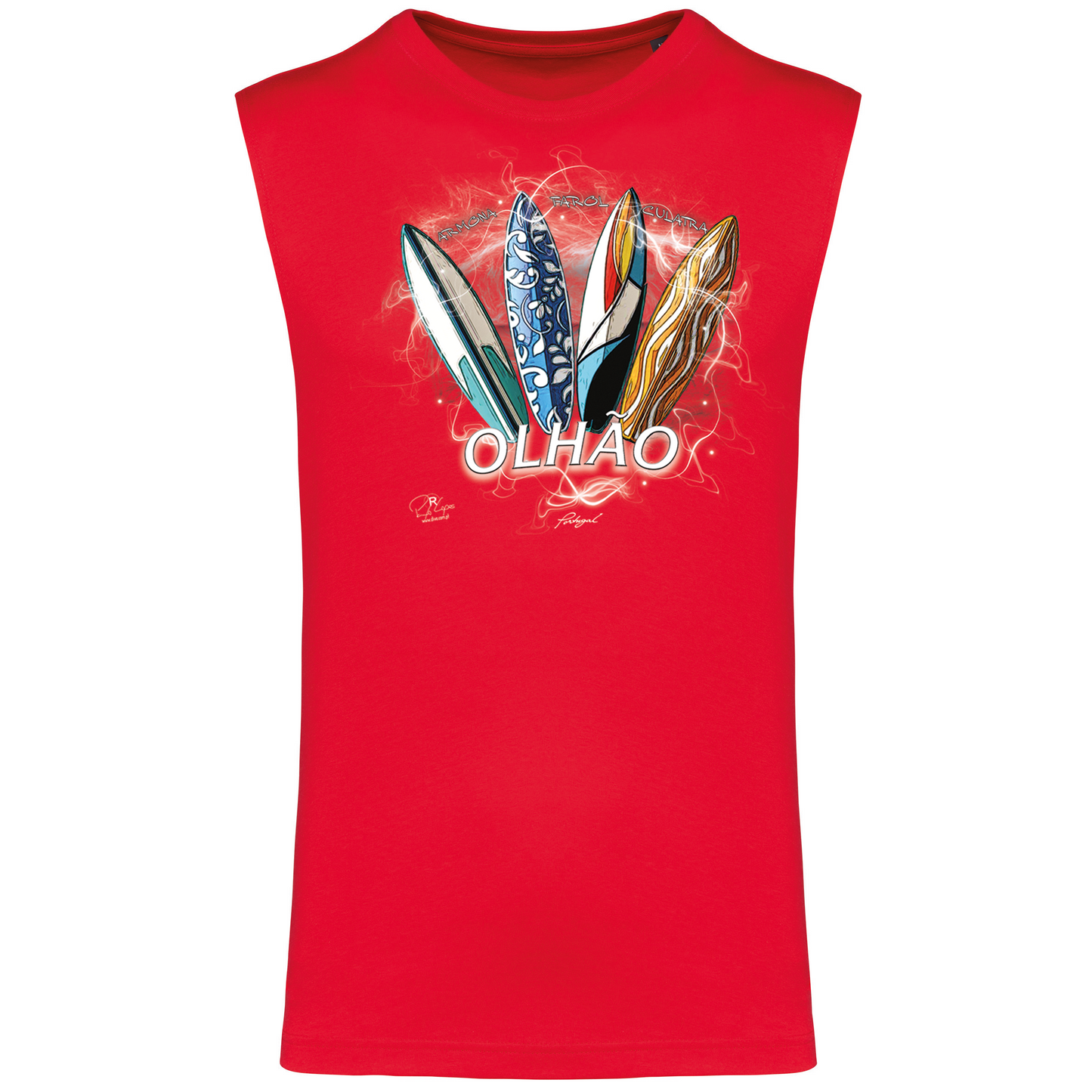 T-shirt Alças Surfboards Olhão