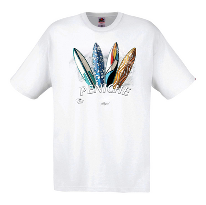 T-shirt Fruit of the Loom, Original 145g, Surfboards Peniche