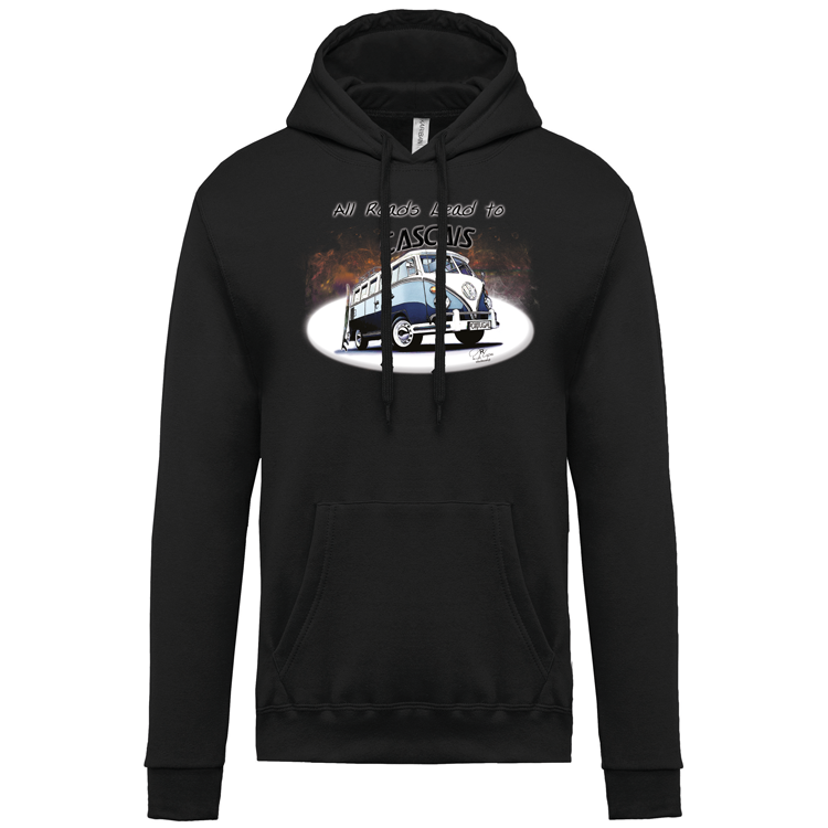 Sweatshirt Kariban com Capuz All Roads Lead to Cascais