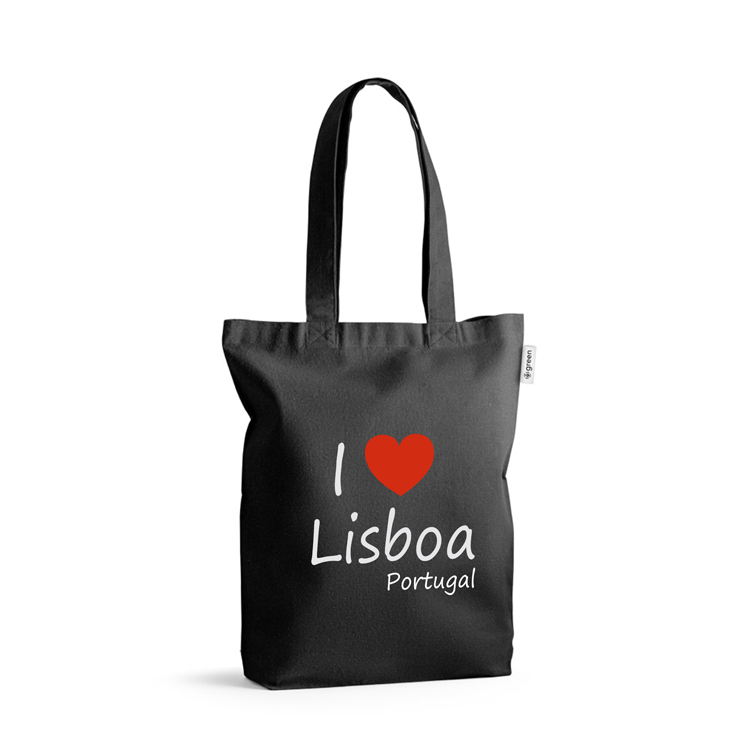Sacos de Algodão Ecológico 220g I Love Lisboa