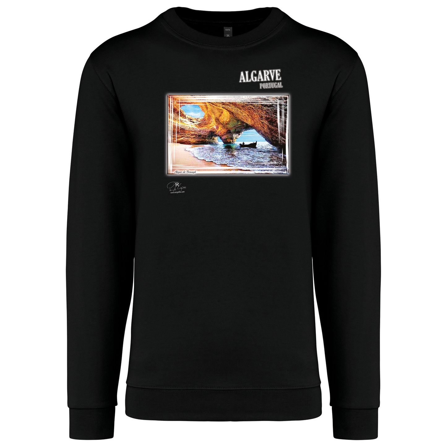 Sweatshirt Kariban sem Capuz Algar de Benagil