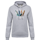 Sweatshirt Kariban com Capuz Surfboards Vila Real Stº António