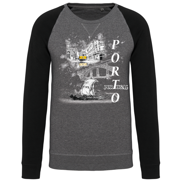 Sweatshirt Bicolor sem capuz Espelho 2